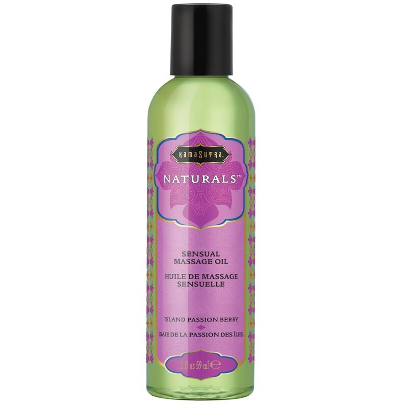 KAMASUTRA - ÓLEO DE MASSAGEM NATURAL ISLAND PASSION BERRY 59 ML