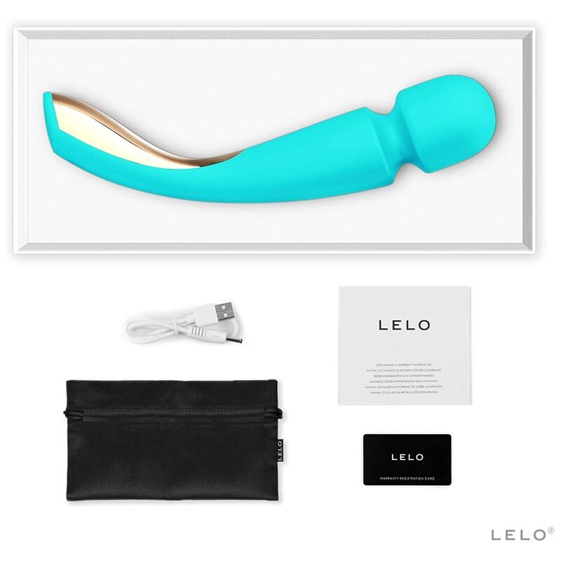 LELO - SMART MEDIUM WAND 2 MASSAGEADOR VERDE ÁGUA