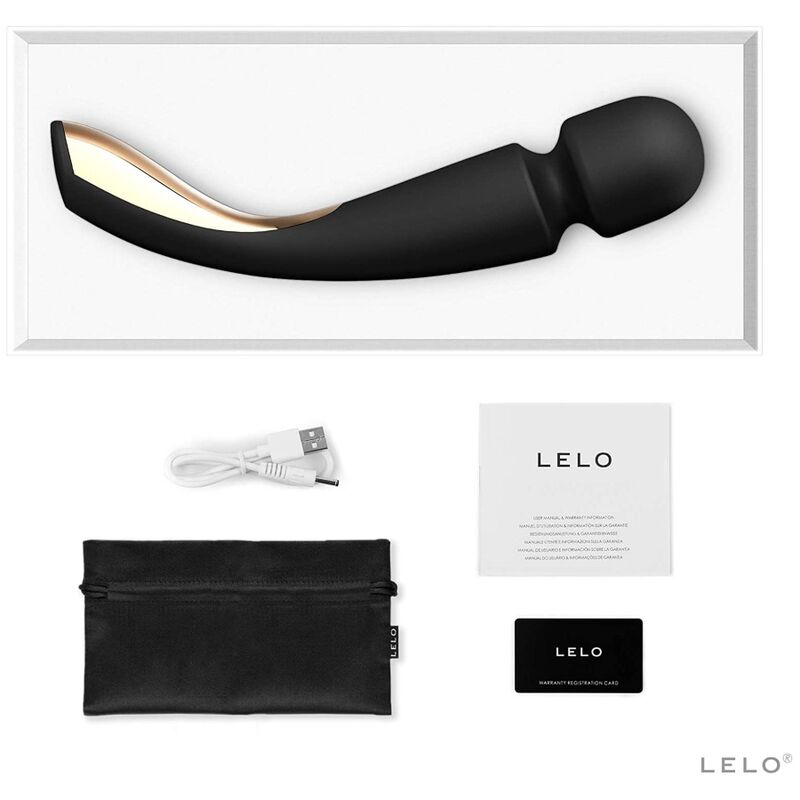 LELO - SMART MEDIUM WAND 2 MASSAGEADOR PRETO