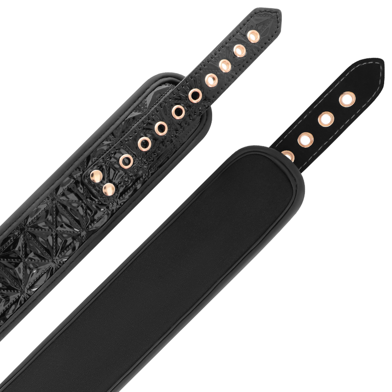 BEGME - BLACK EDITION HALSBAND MIT BRUSTKLAMMERN MIT NEOPRENFUTTER