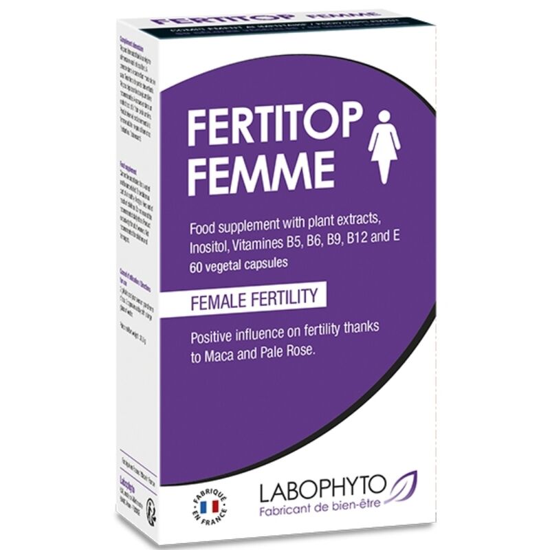 LABOPHYTO - FERTITOP SUPLEMENTO ALIMENTAR DE FERTILIDADE FEMININA FERTILIDADE FEMININA 60 COMPRIMIDOS
