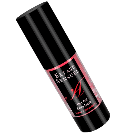EXTASE SENSUAL - ÓLEO ESTIMULANTE DE MORANGO HEAT TRIP 35 ML