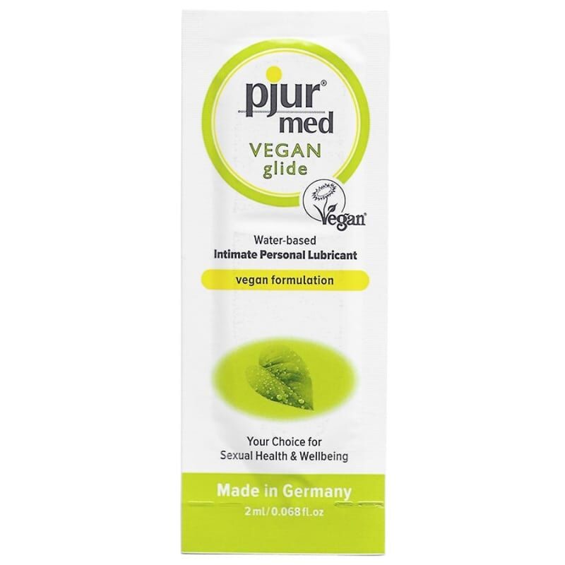 PJUR - MED VEGAN GLIDE LUBRIFICANTE À BASE DE ÁGUA 2 ML