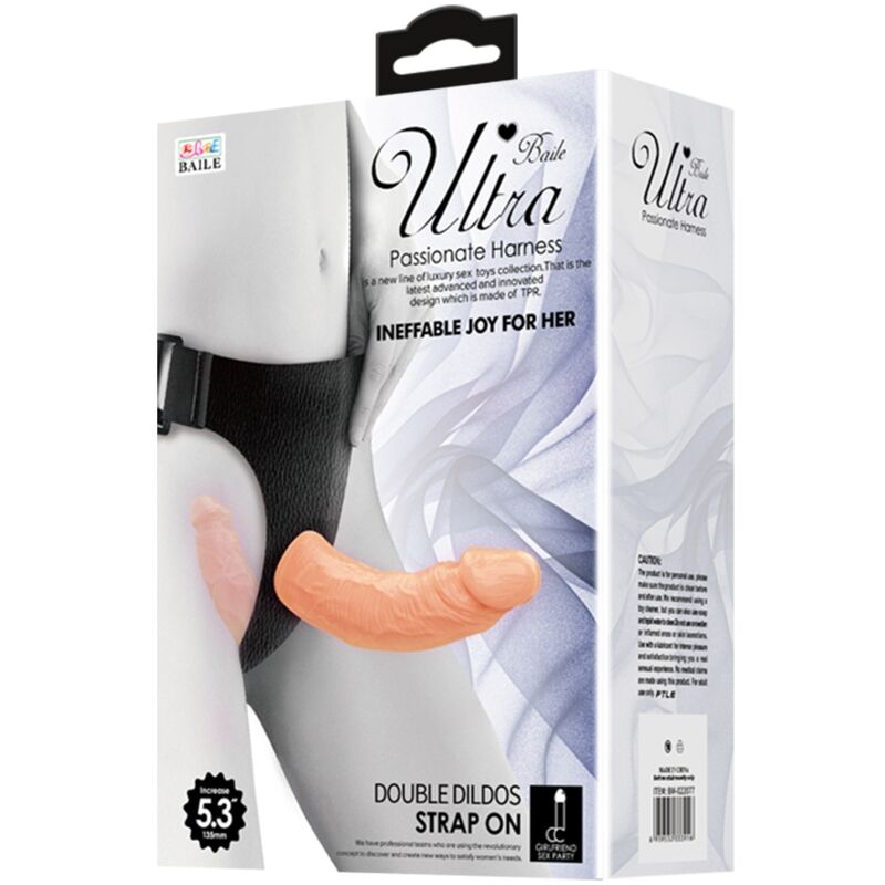 BAILE - DILDOS DUPLOS ULTRA APAIXONADOS COM ARREIO