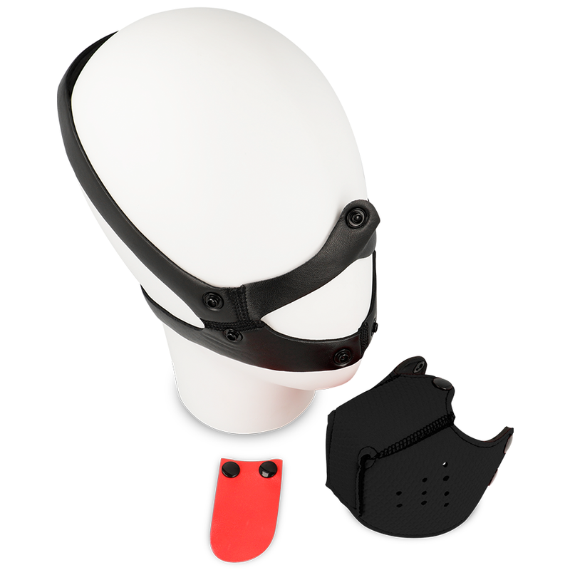 OHMAMA FETISH DOG MUZZLE - PRETO