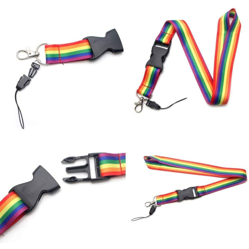 ORGULHO - LANYARD DE BANDEIRA LGBT