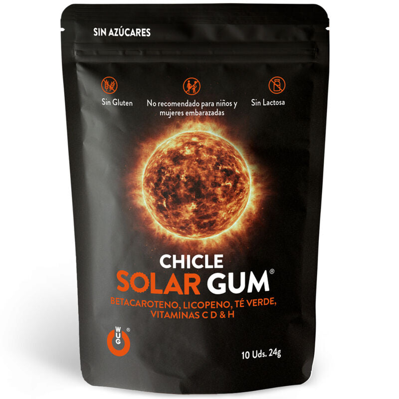WUG GUM - SOLAR GUM BRONZEAMENTO SOLAR 10 UNIDADES