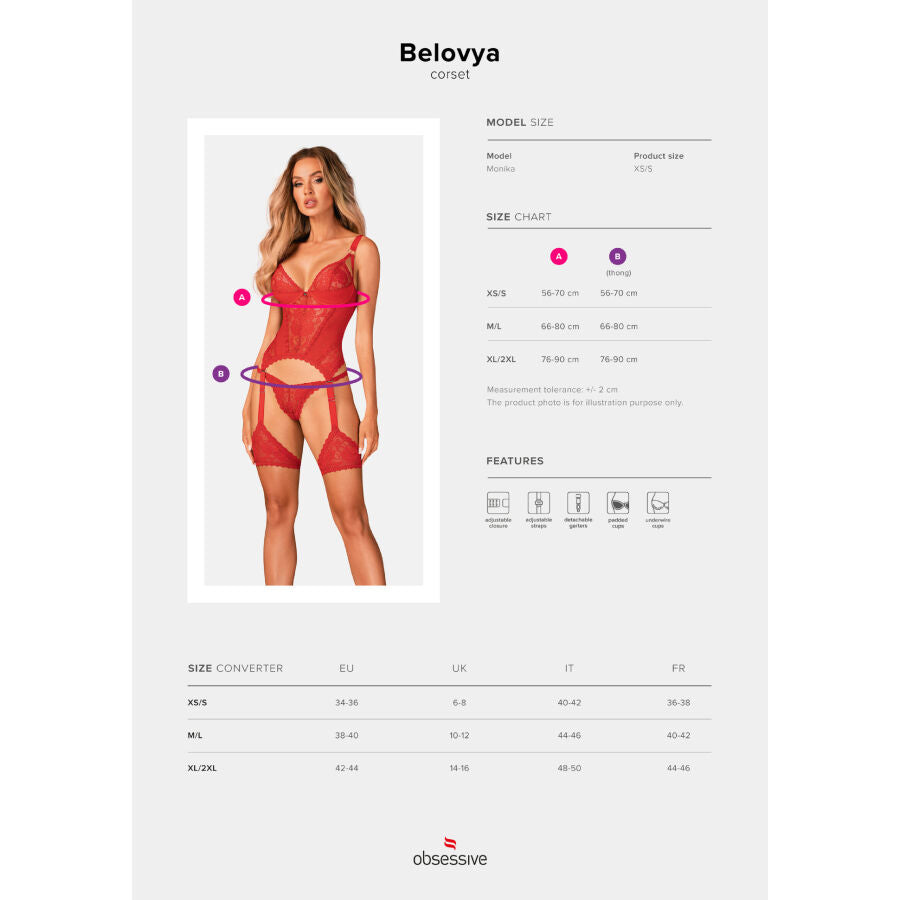 OBSESSIVE - CORSETE BELOVYA XS/S