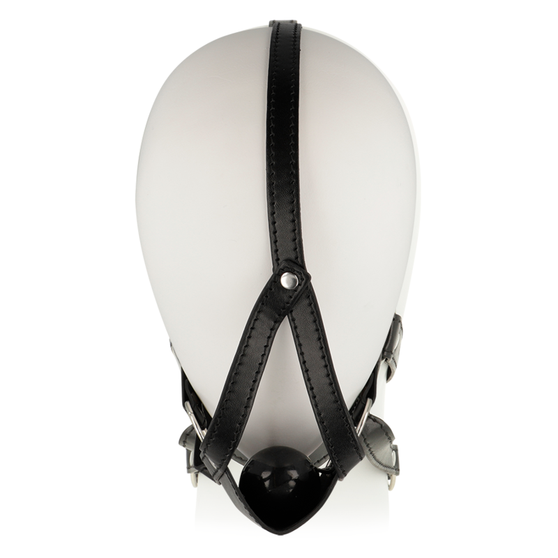 OHMAMA HEAD HARNESS COM COBERTURA DE FOCINHO BALL GAG