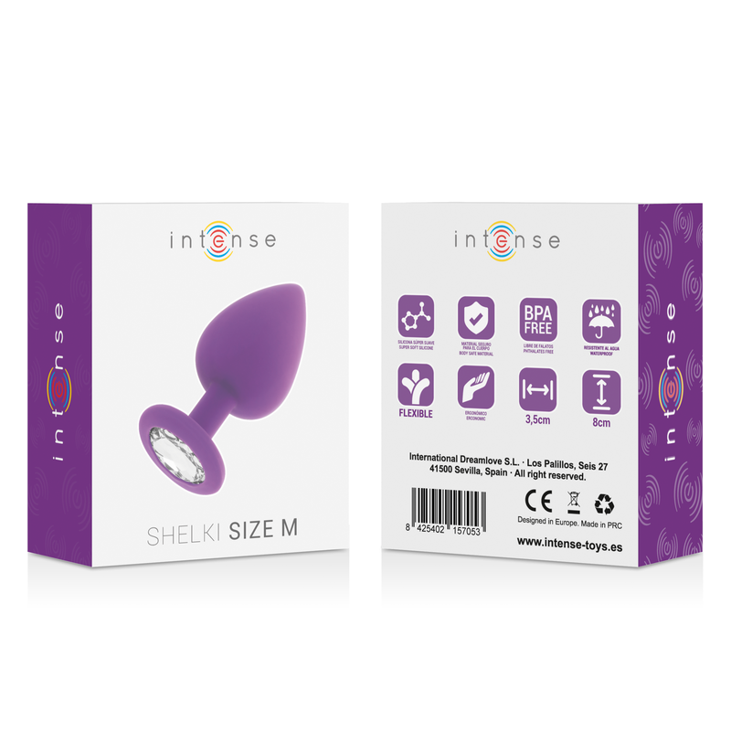 INTENSO - SHELKI M ANAL PLUG LILAC