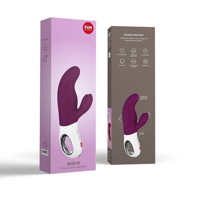 FUN FACTORY - MISS BI DUAL VIBRATOR TRAUBE WEISS