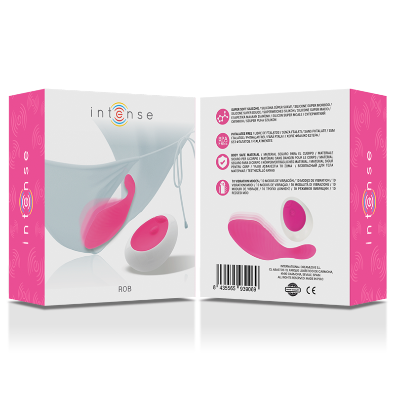 INTENSO - ROB PANTIE CONTROLE REMOTO ROSA