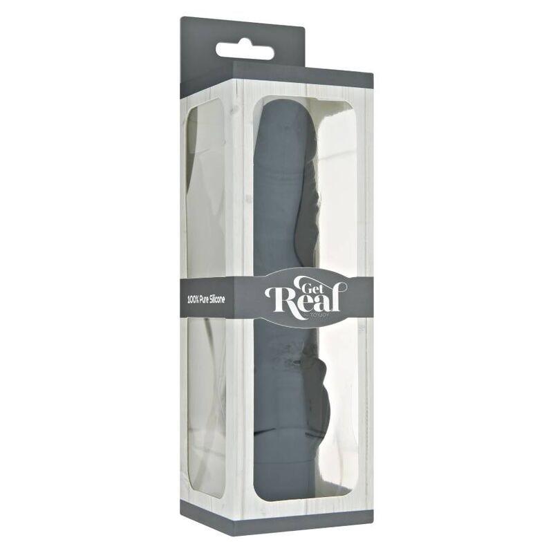 SEJA REAL - VIBRADOR STIM CLÁSSICO PRETO