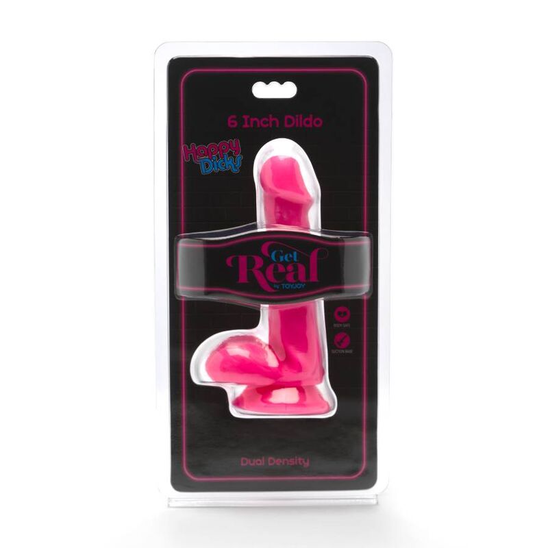 GET REAL - HAPPY DICKS DILDO 12 CM KUGELN ROSA
