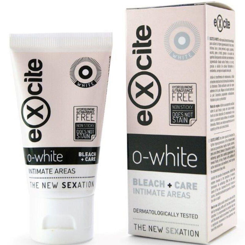 EXCITE - O WHITE BLEACH + CUIDADOS ÁREAS ÍNTIMAS 50 ML
