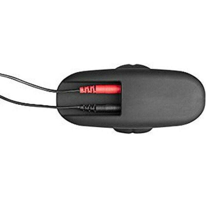 ELECTRASTIM - SILICONE PRETO ROCKER BUTT PLUG GRANDE