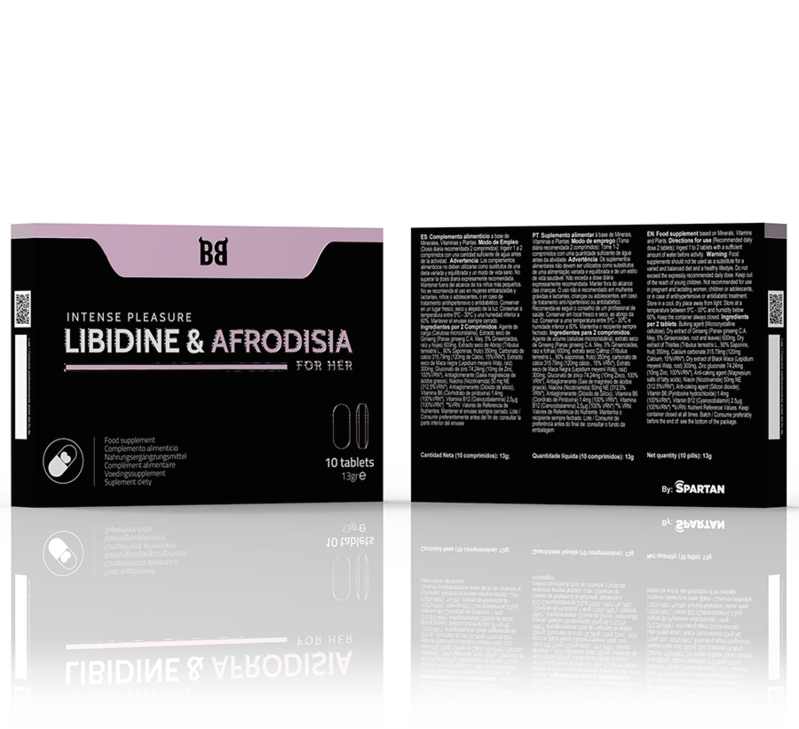 BLACK BULL - LIBIDINA & AFRODISIA PRAZER INTENSO PARA ELA 10 COMPRIMIDOS