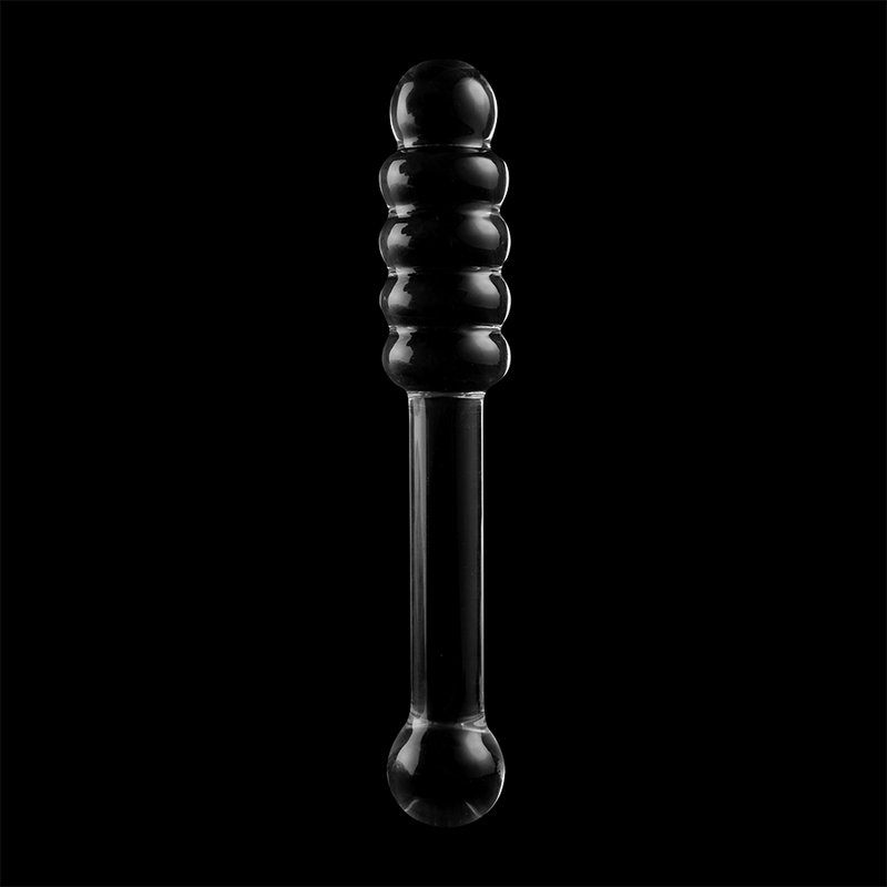 SÉRIE NEBULA DA IBIZA - MODELO 20 DILDO VIDRO BOROSILICADO TRANSPARENTE 20,5 CM -O- 3 CM