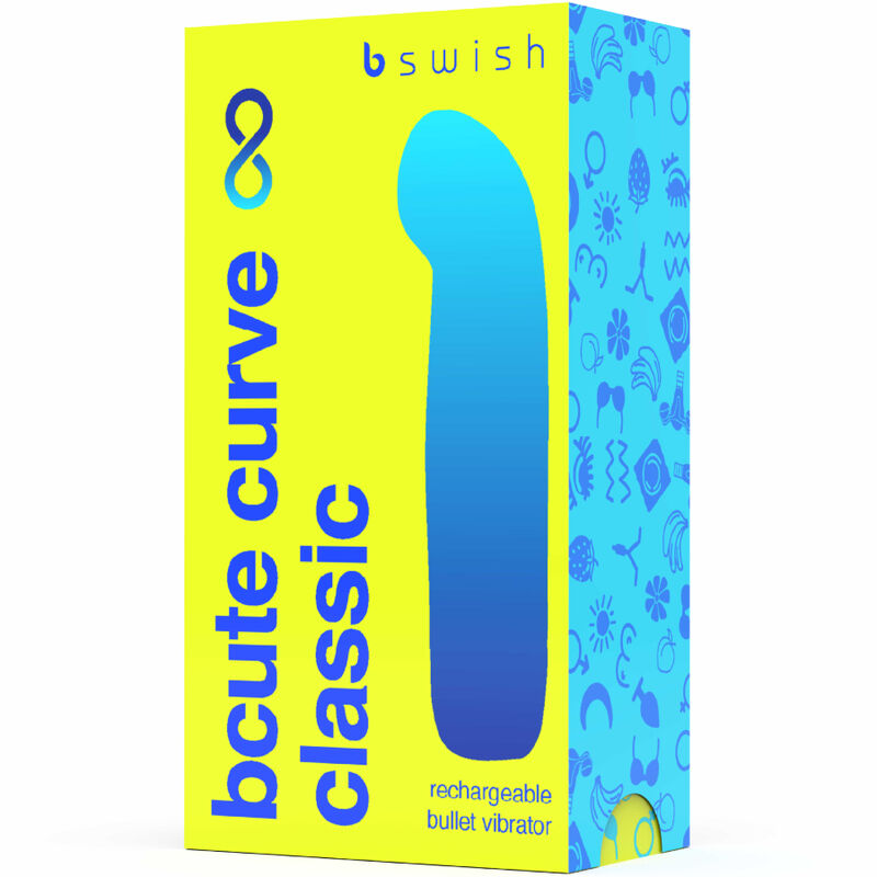 B SWISH - BCUTE CURVE INFINITE CLASSIC VIBRADOR DE SILICONE RECARREGÁVEL AMARELO