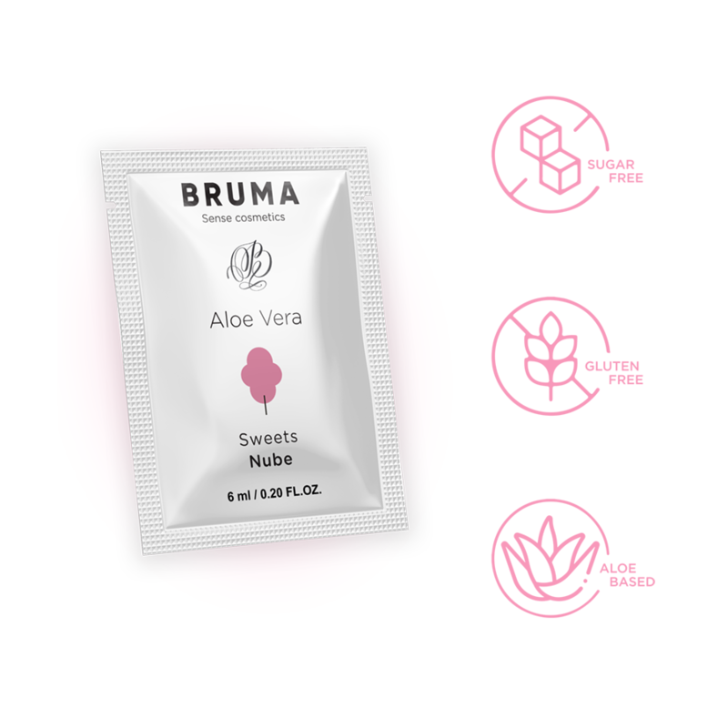 BRUMA - GEL DESLIZANTE ALOE VERA SABOR DOCE 6 ML