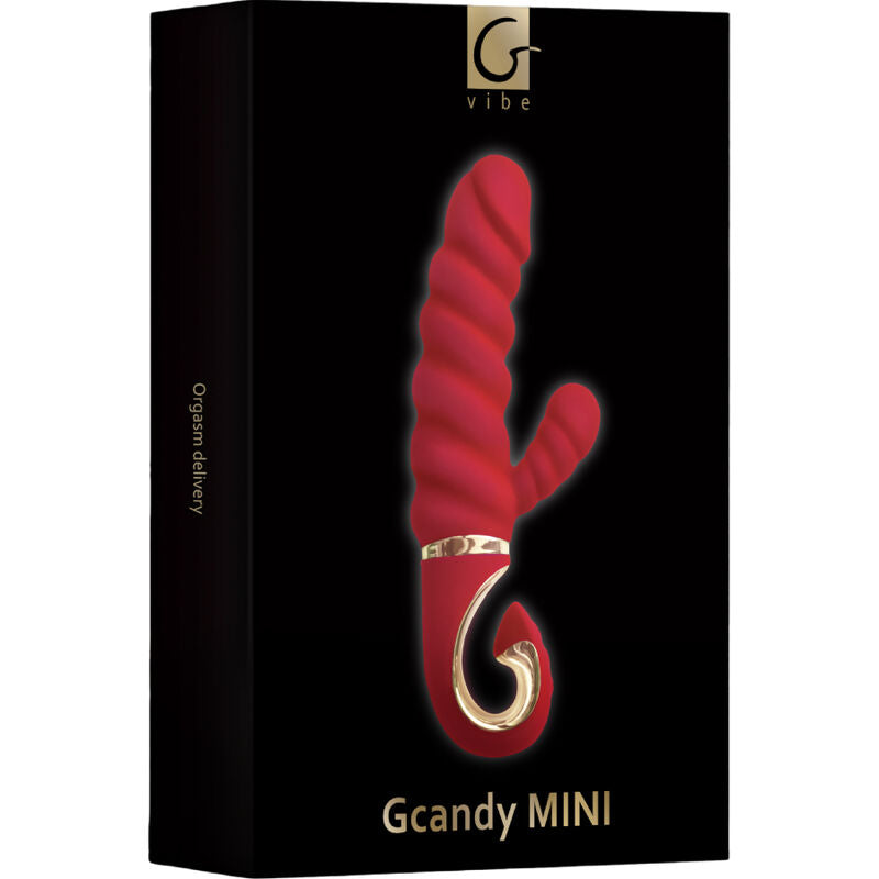 G-VIBE - GANDY MINI VIBRADOR DE SILICONE VERMELHO