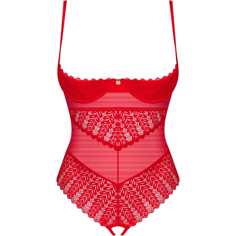 OBSESSIVE - INGRIDIA CROTCHLESS RED XS/S
