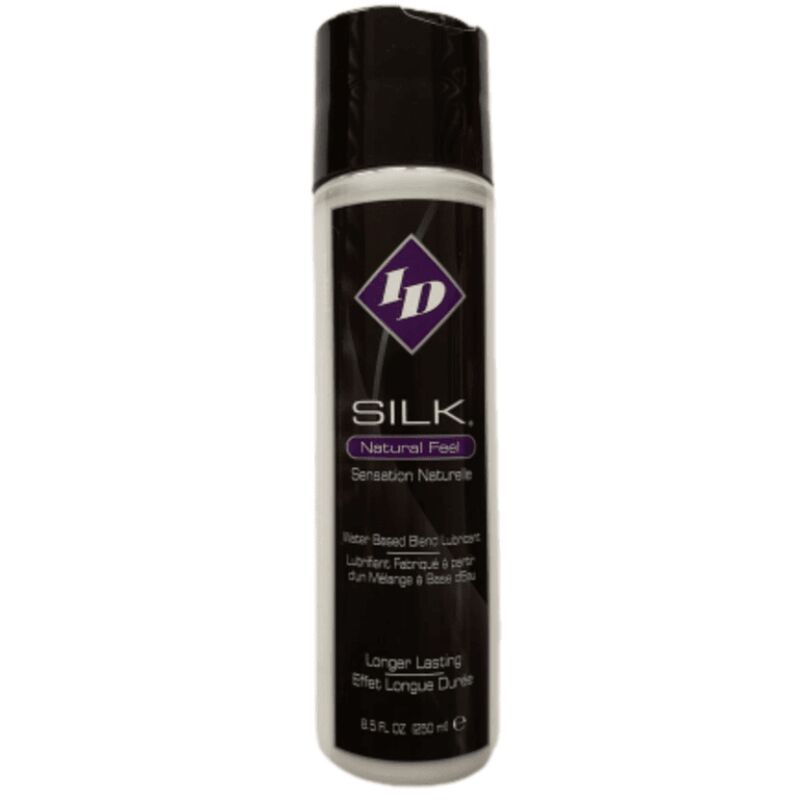 ID SILK - LUBRIFICANTE À BASE DE ÁGUA E SILICONE FEEL NATURAL 250 ML