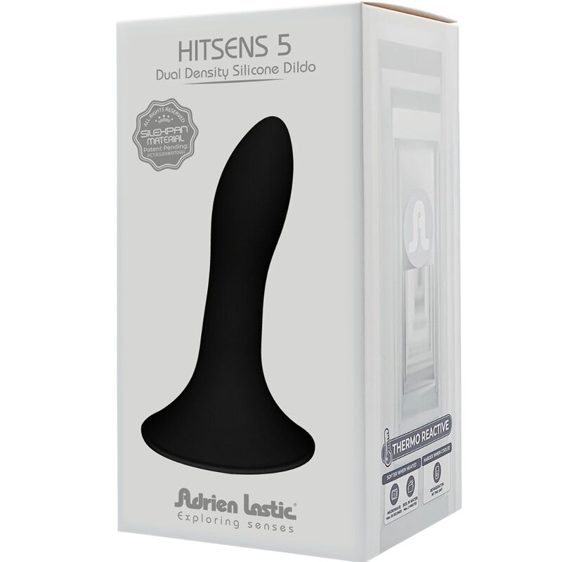 ADRIEN LASTIC - HITSENS 5 DILDO DE SILICONE PRETO