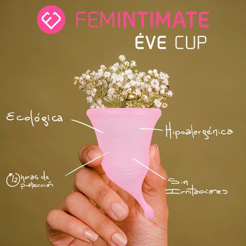 FEMINTIMATE - EVE NEW COPO MENSTRUAL DE SILICONE - TAMANHO M