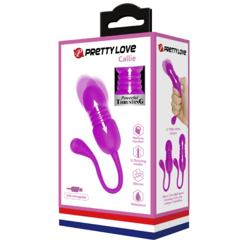 PRETTY LOVE - OVO VIBRANTE RECARREGÁVEL CALLIE PURPLE