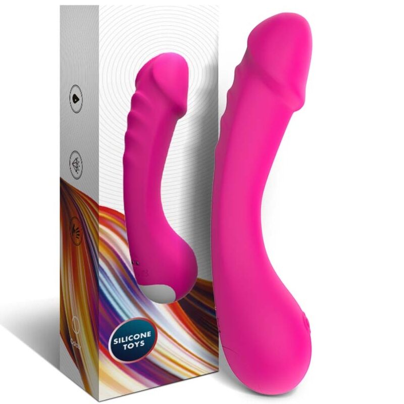 ARMONY - DILDO VIBRADOR PONTO G SILICONE FÚCSIA