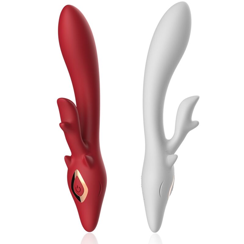 ARMONY - ELK VIBRATOR RABBIT GEBOGEN ROT