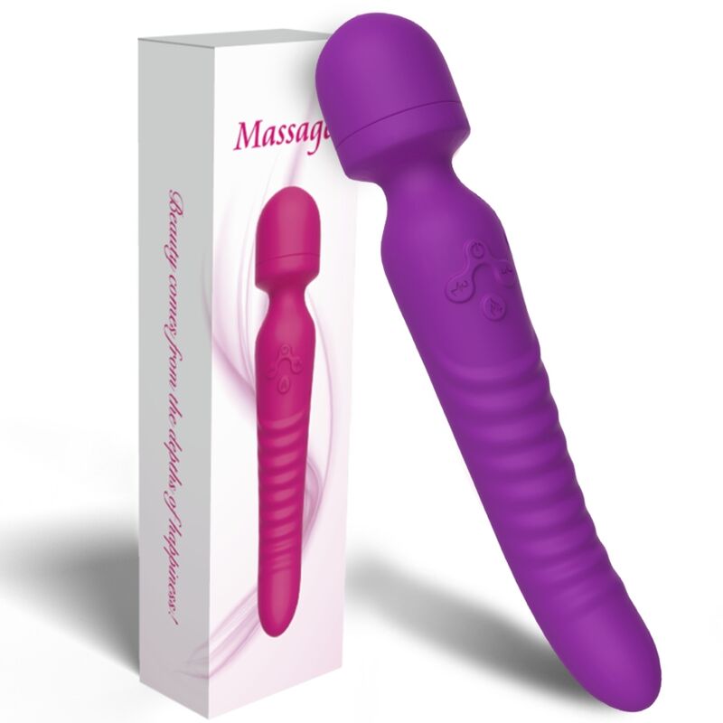 ARMONY - MISSION MASSAGER & VIBRADOR EFEITO CALOR ROXO
