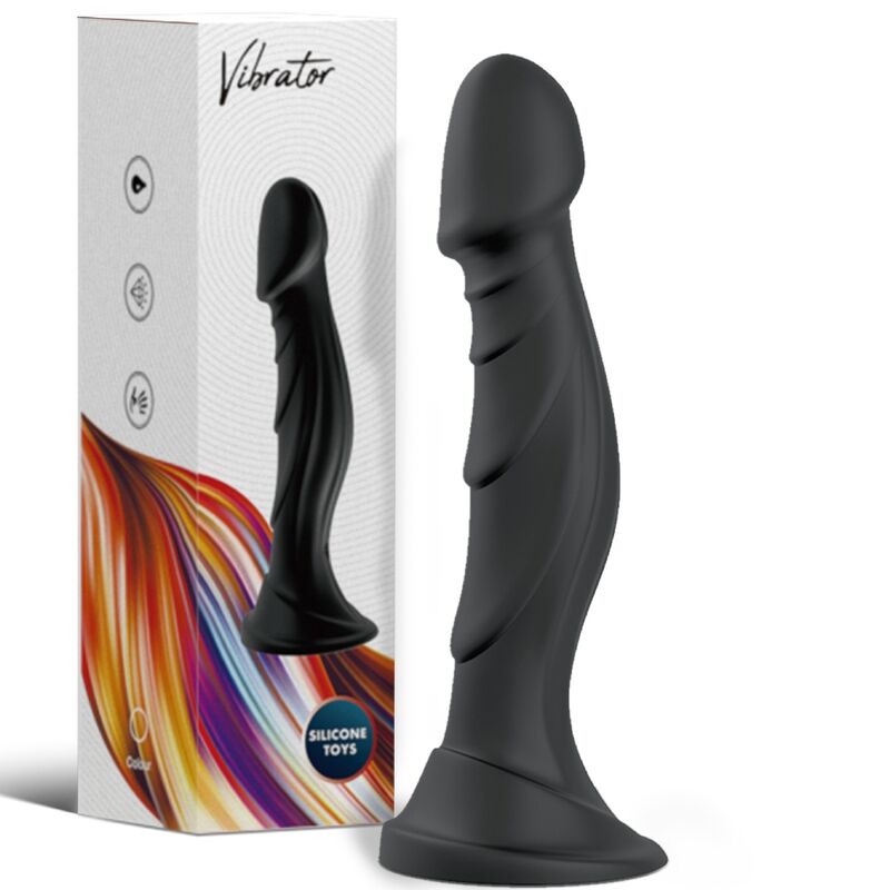 ARMONY - DILDO VIBRADOR E PLUG ANAL CONTROLE REMOTO PRETO