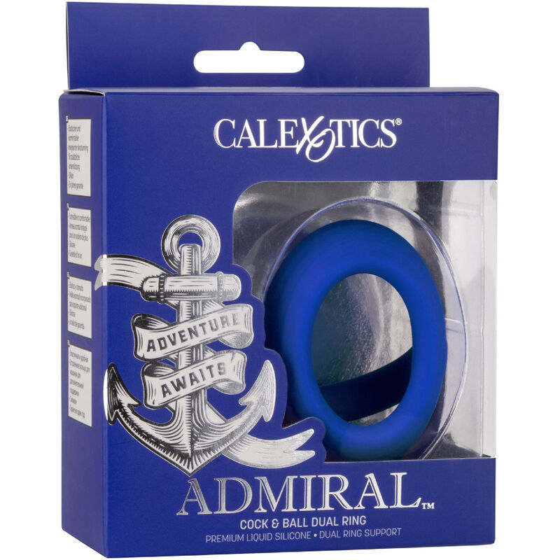 CALEXOTICS - ALMIRANTE COCK BALL ANEL DUPLO AZUL