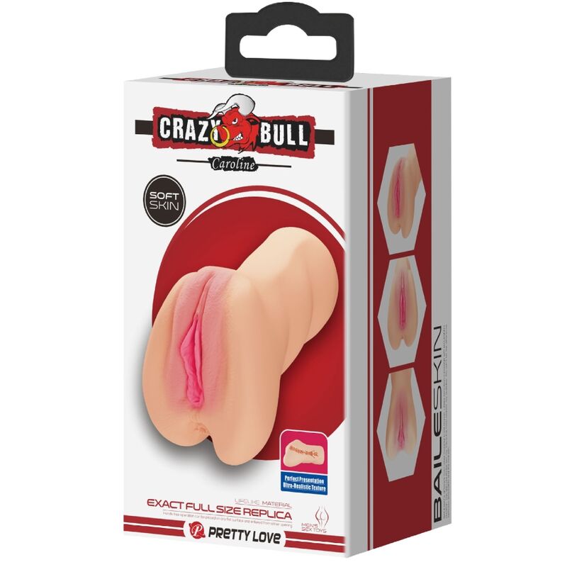 CRAZY BULL - MASTURBADOR EM FORMA DE VAGINA CAROLINE