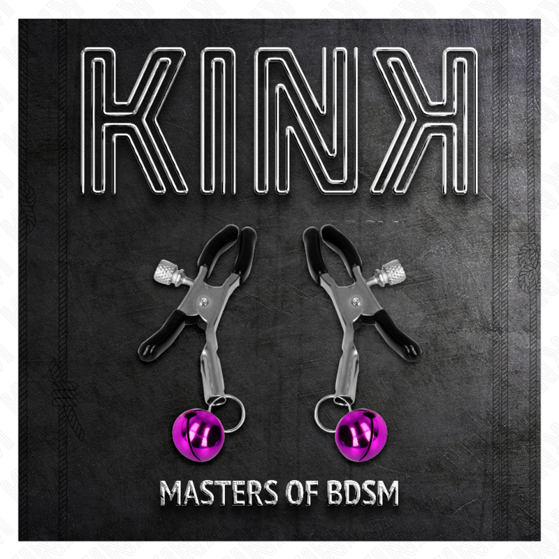 KINK - PINÇA DE MAMILO DE SINO ÚNICO ROXO 6 CM