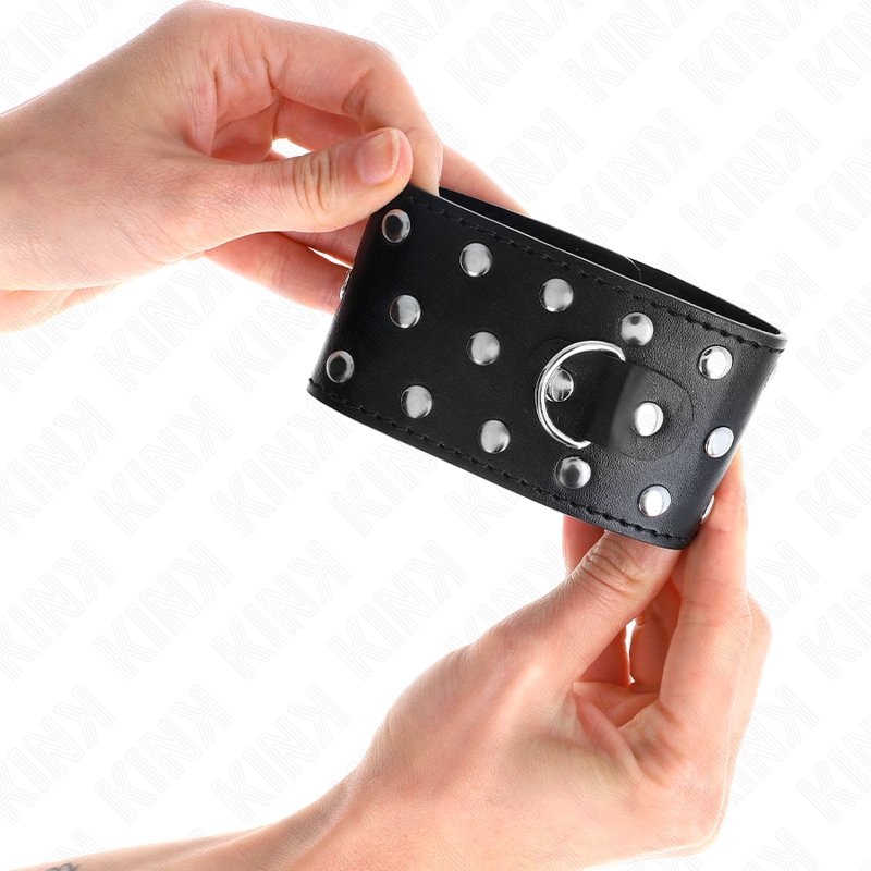 KINK - PUNK RESTRIÇÕES DE PULSO AJUSTÁVEIS 19-24 CM X 5,5 CM