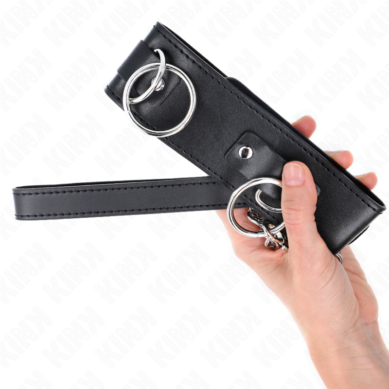 KINK - COLAR COM COLEIRA 65 CM 3 ARGOLAS MODELO 2 AJUSTÁVEL 36-43 CM X 5 CM