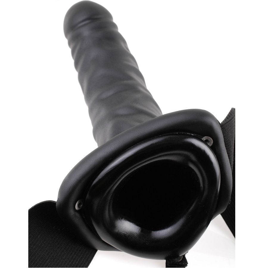 SÉRIE FETISH FANTASY - 19 CM STRAP-ON OCO PRETO