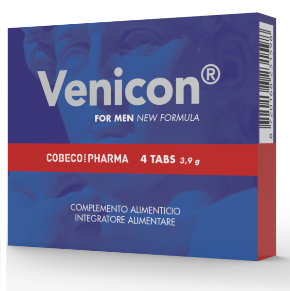 COBECO - VENICON PARA HOMENS 4 COMPRIMIDOS