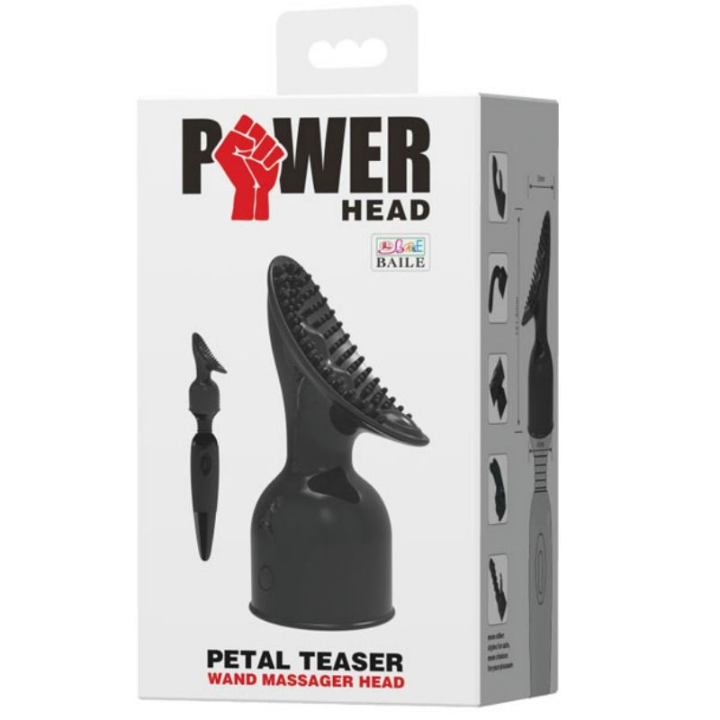BAILE - CABEÇA INTERCAMBIÁVEL POWER HEAD PARA MASSAGEADOR DE ESTIMULAÇÃO DE CLITÓRIS