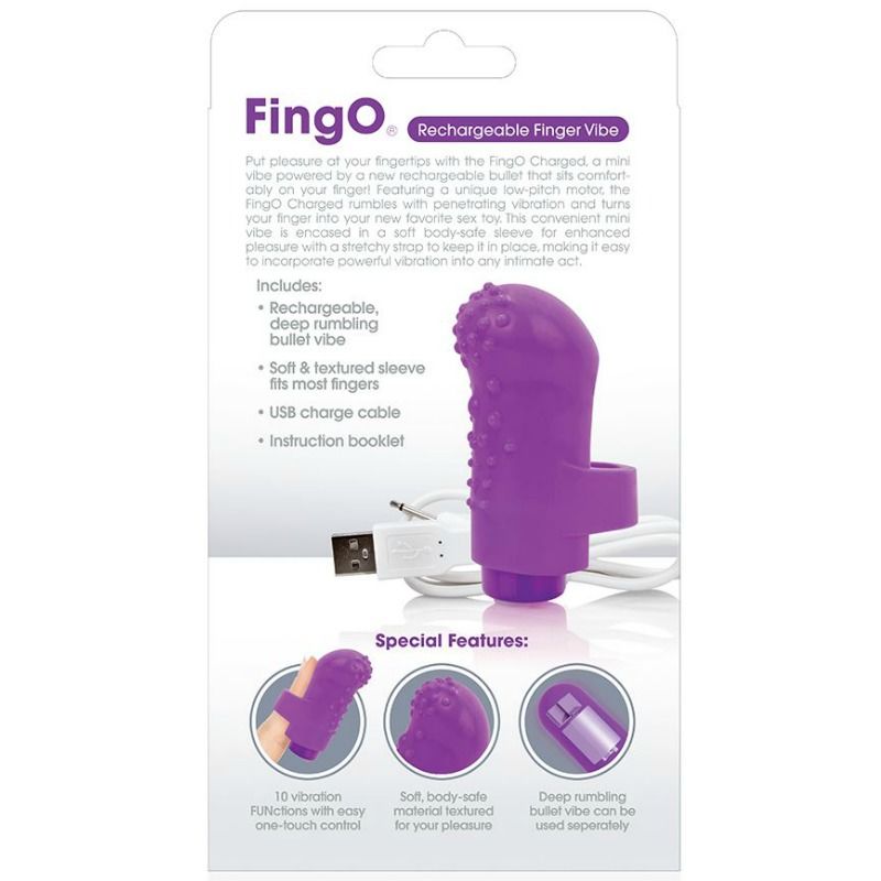 SCREAMING O - WIEDERAUFLADBARER FINGERHUT FING OLILAC