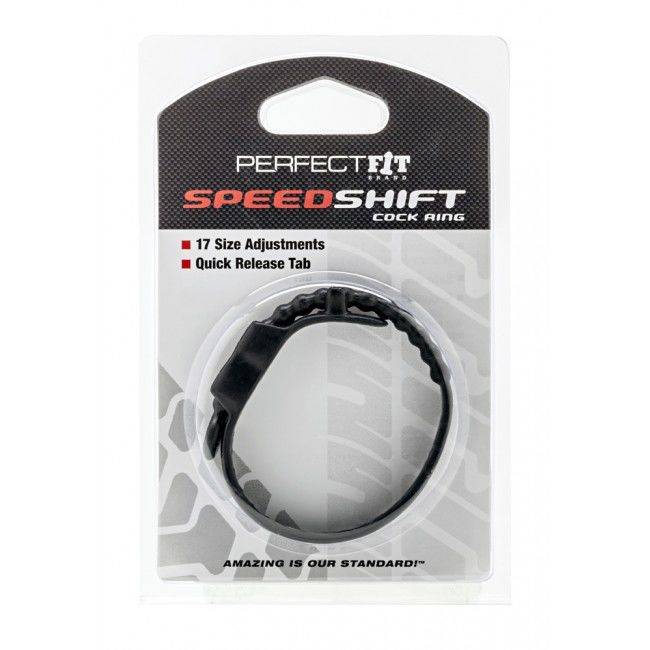 MARCA PERFECT FIT - ANEL PÊNIS SPEED SHIFT PRETO