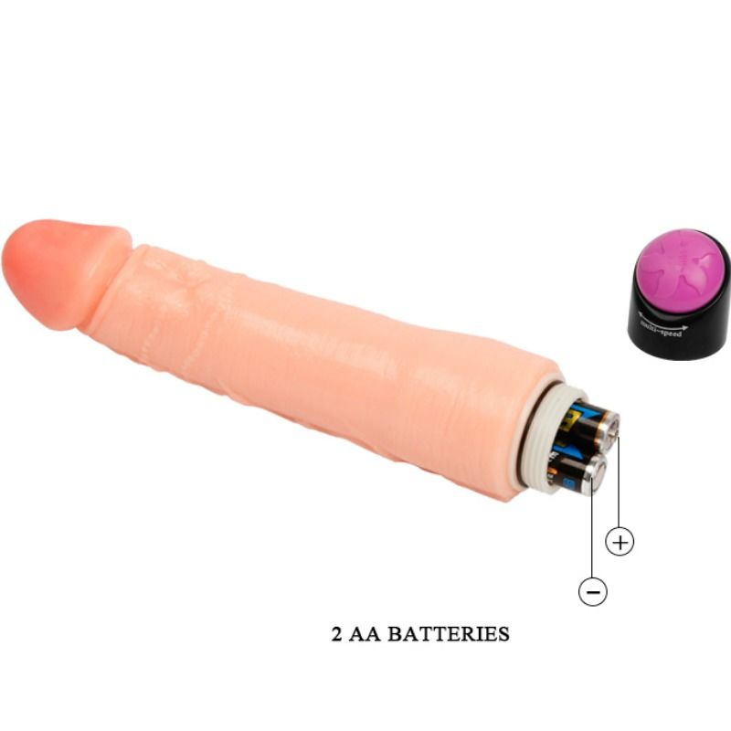 BAILE - VIBRADOR FLEXÍVEL REALISTA 25 CM