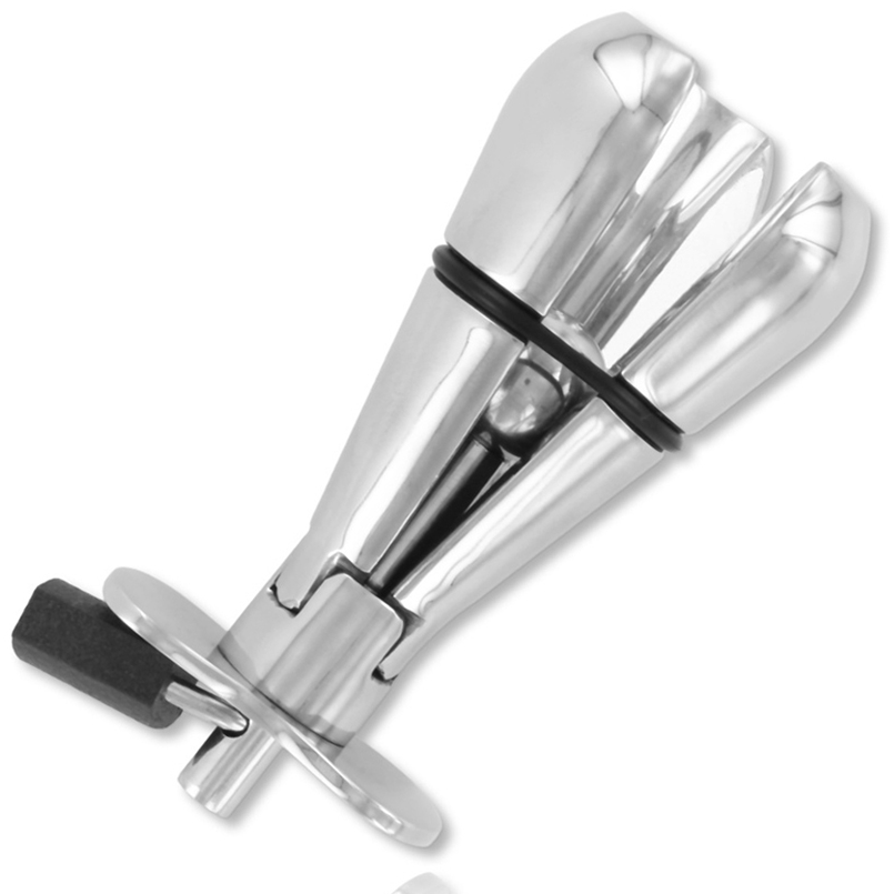 METAL HARD - PLUG ANAL DE METAL COM TRAVA