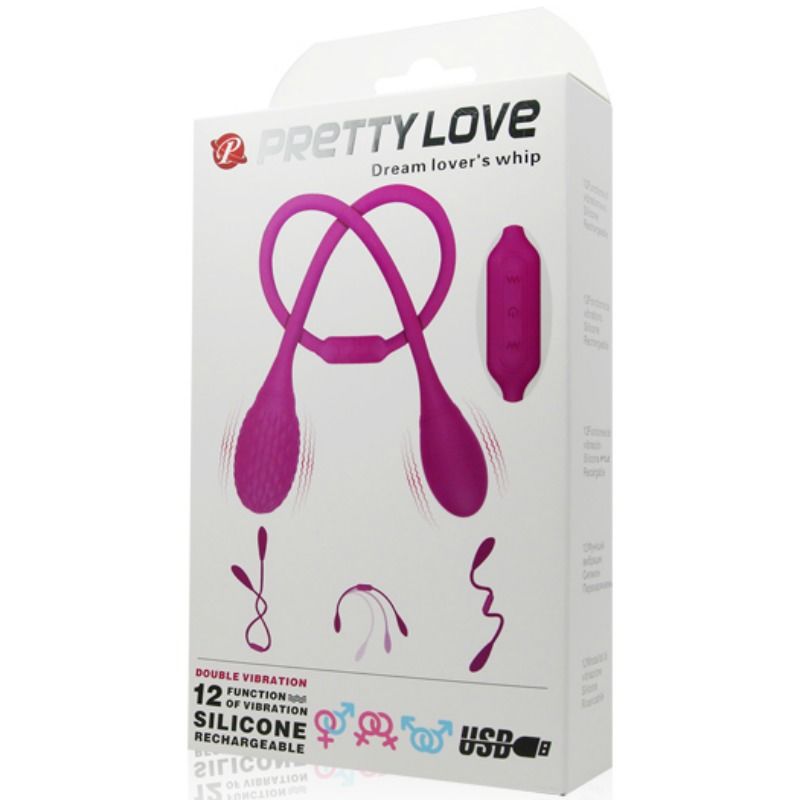 PRETTY LOVE - ESTIMULADOR UNISSEX DREAM LOVERS WHIP 2