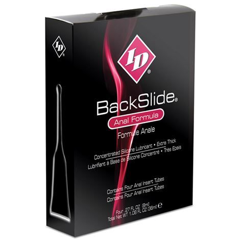 ID BACKSLIDE - INSERÇÃO ANAL 4 TUBOS 8ML
