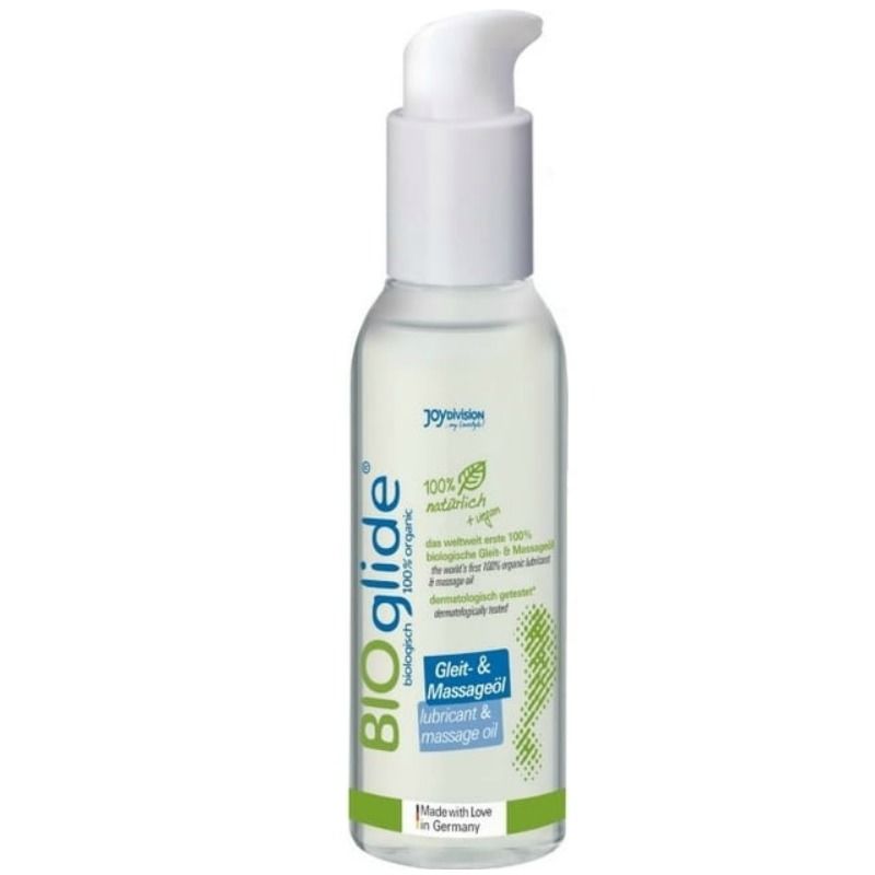 BIOGLIDE - LUBRIFICANTE ORGÂNICO E ÓLEO DE MASSAGEM 125 ML
