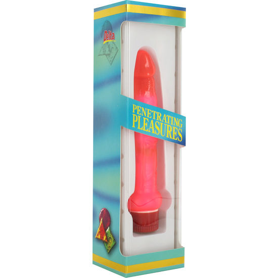 SETE CRIAÇÕES - VIBRADOR ANAL FINO E GELADO ROSA